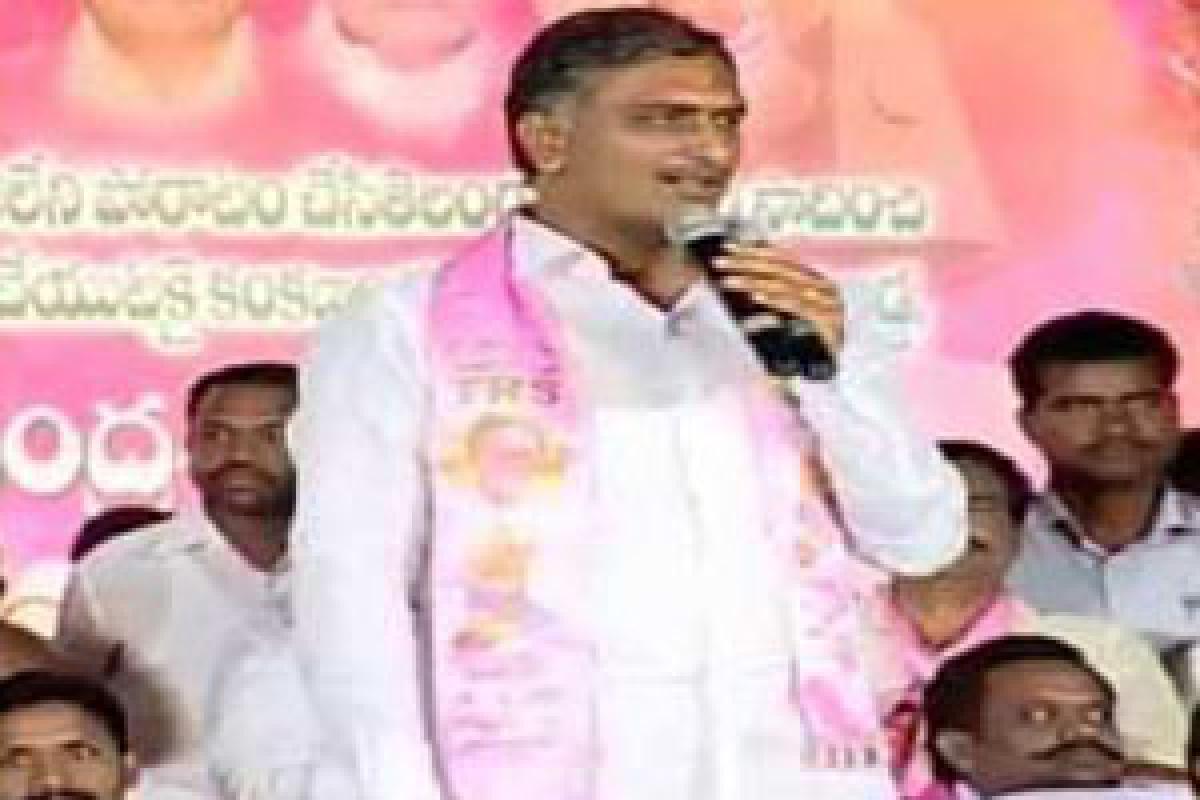 Harish Rao begins campaign for TRS candidate for Warangal Bypolls